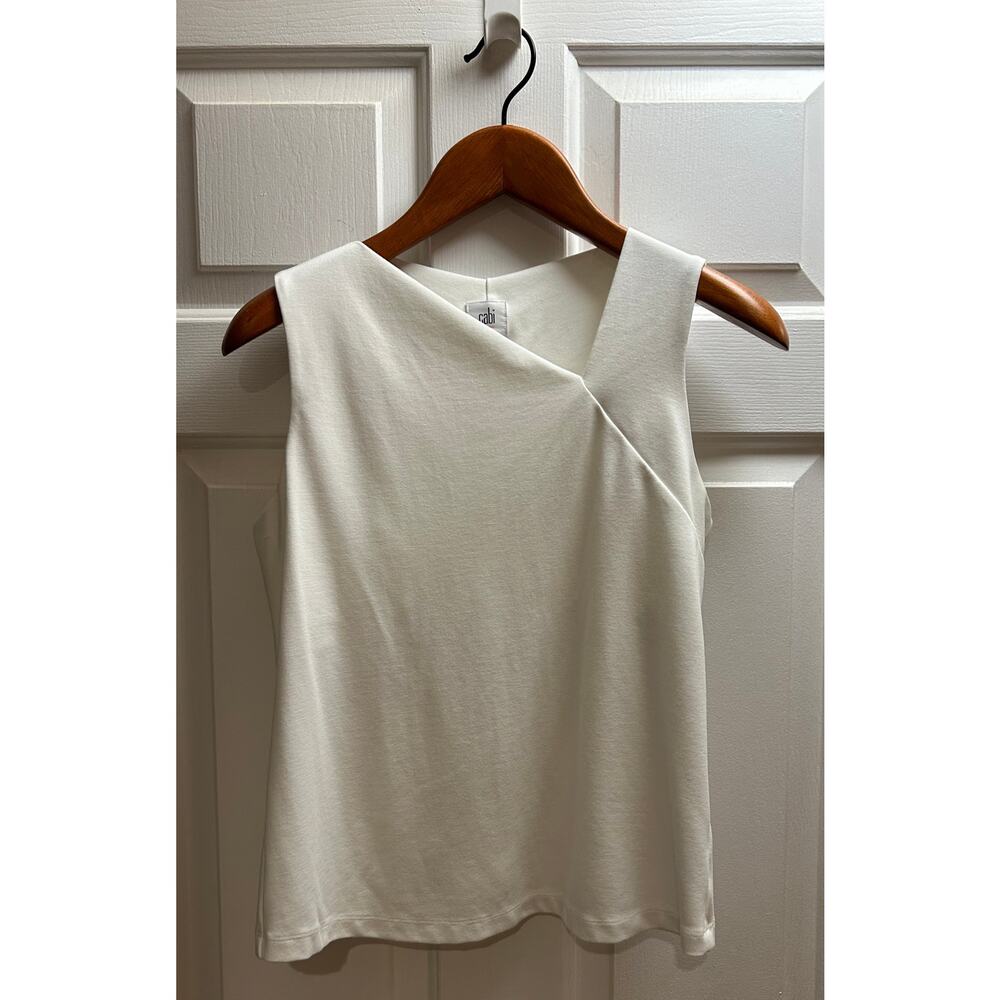 Cabi Style 6352 Duchess Tank Top Style #6352 White, Size S